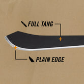 Hectarul - Maceta Gerber cu teaca de nailon, lungime lama 39,4 cm, Gator Bolo Machete, otel carbon